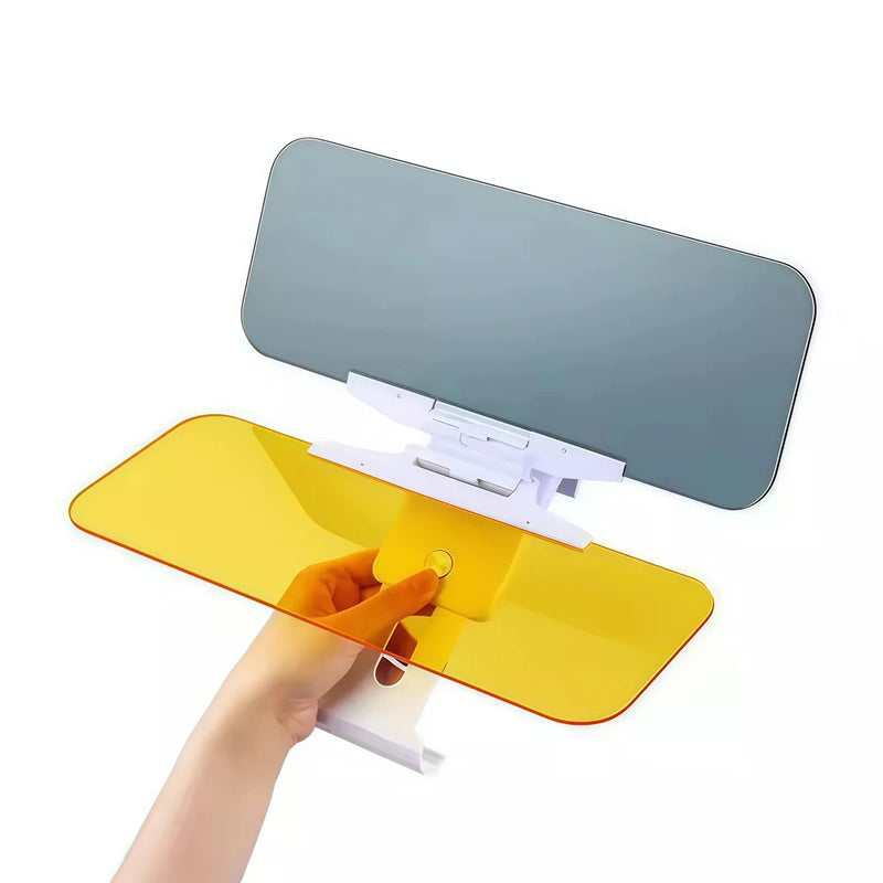 Transform Your Driving Experience with Our Adjustable Two-In-One Polarized Sun Visor – Perfect for Day and Night Protection!